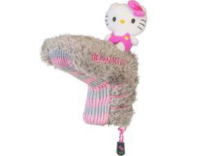 Hello Kitty Golf Blade Putter Headcover - Grey/ Pink Hello Kitty Golf Blade Putter Headcover - Grey/ Pink