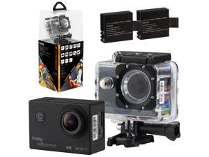 Frisby eXtreme 4k Wi-Fi Action Camera Ultra HD 4k 30fps 2.7k 30fps 1080 60fps 720 90fps 170° Wide Angle Waterproof Camcorder 16MP Photos w/ 2 Batteries and Accessories Kit Frisby eXtreme 4k Wi-Fi Action Camera Ultra HD 4k 30fps 2.7k 30fps 1080 60fps 720 90fps 170° Wide Angle Waterproof Camcorder 16MP Photos w/ 2 Batteries and Accessories Kit