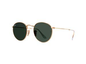 Ray Ban RB 3447 001 47mm Gold Green Classic G-15 Lens Round Unisex Sunglasses Ray Ban RB 3447 001 47mm Gold Green Classic G-15 Lens Round Unisex Sunglasses