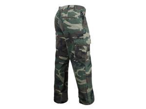Rothco Vintage 6-Pocket Flat Front Cargo Pants, Woodland Camo, 38 Rothco Vintage 6-Pocket Flat Front Cargo Pants, Woodland Camo, 38
