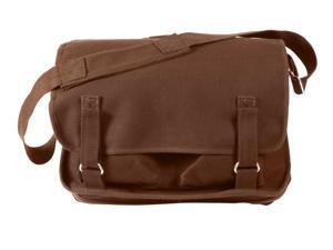 Rothco European School Bag with Adjustable Shoulder Strap, Brown Rothco European School Bag with Adjustable Shoulder Strap, Brown