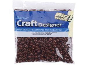 Darice 06121-4015 Pony Beads 6x9mm 720- Pkg-Brown Darice 06121-4015 Pony Beads 6x9mm 720- Pkg-Brown
