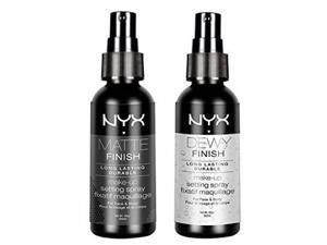 2 NYX Makeup Setting Spray MSS 01+02 Matte/Dewy Finish (Long Lasting) 2 NYX Makeup Setting Spray MSS 01+02 Matte/Dewy Finish (Long Lasting)