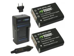 Wasabi Power Battery (2-Pack) and Charger for Fujifilm NP-95 and Fuji FinePix REAL 3D W1, X100, X100S, X-S1 Wasabi Power Battery (2-Pack) and Charger for Fujifilm NP-95 and Fuji FinePix REAL 3D W1, X100, X100S, X-S1