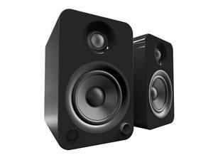 Kanto YU4 Powered Bookshelf Speakers with Bluetooth® and Phono Preamp for Turntable, TVs, PC — Gloss Black Kanto YU4 Powered Bookshelf Speakers with Bluetooth® and Phono Preamp for Turntable, TVs, PC — Gloss Black