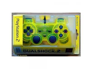 PS2 DualShock 2 Controller Lemon Yellow PS2 DualShock 2 Controller Lemon Yellow