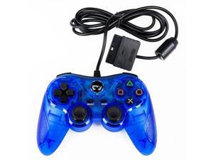 TTX PS2 Wired Controller - Clear Blue - PlayStation 2 TTX PS2 Wired Controller - Clear Blue - PlayStation 2