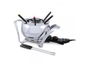 Swissmar Montreux 9 Piece Electric Fondue Set, Stainless Steel Swissmar Montreux 9 Piece Electric Fondue Set, Stainless Steel