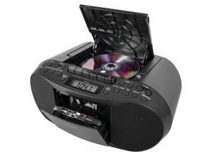 Sony CFDS70-BLK CD/MP3 Cassette Boombox Home Audio Radio, Black, With Aux Cable Sony CFDS70-BLK CD/MP3 Cassette Boombox Home Audio Radio, Black, With Aux Cable