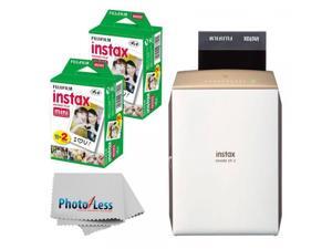 NEW Fujifilm instax SHARE Smartphone Printer SP-2 (Gold) + Fujifilm Instax Mini Twin Pack Instant Film (40 Shots) + Photo4Less Cleaning Cloth + Filming Bundle - International Version (No Warranty) NEW Fujifilm instax SHARE Smartphone Printer SP-2 (Gold) + Fujifilm Instax Mini Twin Pack Instant Film (40 Shots) + Photo4Less Cleaning Cloth + Filming Bundle - International Version (No Warranty)