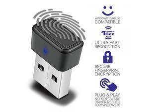 TNP Nano USB Fingerprint Reader for Windows 10 Hello - Security Key Biometric Fingerprint Scanner Sensor Dongle Module For Instant Touch Acess Password-free Login, Sign-in, Lock, Unlock PC & Laptops TNP Nano USB Fingerprint Reader for Windows 10 Hello - Security Key Biometric Fingerprint Scanner Sensor Dongle Module For Instant Touch Acess Password-free Login, Sign-in, Lock, Unlock PC & Laptops