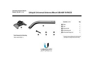 ubiquiti networks universal antenna mount ubam designed for wall or pole mount ubiquiti networks universal antenna mount ubam designed for wall or pole mount