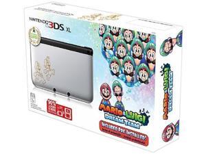 nintendo 3ds xl, silver mario & luigi dream team limited edition nintendo 3ds xl, silver mario & luigi dream team limited edition