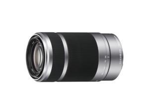 Sony E 55-210mm F4.5-6.3 OSS Lens for Sony E-Mount Cameras Silver Sony E 55-210mm F4.5-6.3 OSS Lens for Sony E-Mount Cameras Silver