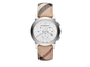 burberry the city silver dial haymarket check fabric unisex watch bu9360 burberry the city silver dial haymarket check fabric unisex watch bu9360