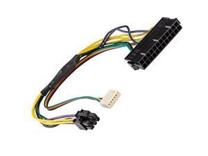 aya 12" 12 inch atx main 24pin to 6pin pcie psu power adapter cable 18awg for hp z220/z230 workstation aya 12" 12 inch atx main 24pin to 6pin pcie psu power adapter cable 18awg for hp z220/z230 workstation