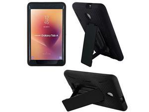kiq compatible shockproof heavy duty dual protection hybrid case cover for samsung galaxy tab a2 s/a2s 8.0" smt380 & smt385 black/black kiq compatible shockproof heavy duty dual protection hybrid case cover for samsung galaxy tab a2 s/a2s 8.0" smt380 & smt385 black/black
