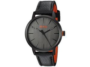 hugo boss men's 'copenhagen' quartz stainless steel and leather casual watch, color black model: 1550055 hugo boss men's 'copenhagen' quartz stainless steel and leather casual watch, color black model: 1550055