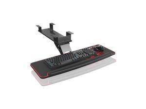 Eureka Ergonomic Adjustable Height Computer Keyboard Drawer Platform - Black Eureka Ergonomic Adjustable Height Computer Keyboard Drawer Platform - Black