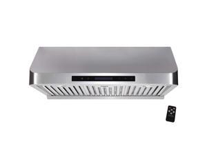 Awoco 30” Supreme 10” High Stainless Steel Under Cabinet Range Hood 4 Speeds, 8” Round Top Vent, 1000CFM 2 LED Lights, Remote Control & External Oil Collector Awoco 30” Supreme 10” High Stainless Steel Under Cabinet Range Hood 4 Speeds, 8” Round Top Vent, 1000CFM 2 LED Lights, Remote Control & External Oil Collector