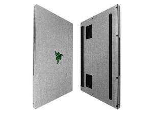 Skinomi TechSkin - Razer Blade Protector (RZ09-02386E92-MSU1, 2018 ) + Brushed Aluminum Full Body Skin / Front & Back Wrap Clear Film / Ultra HD and Anti-Bubble Shield Skinomi TechSkin - Razer Blade Protector (RZ09-02386E92-MSU1, 2018 ) + Brushed Aluminum Full Body Skin / Front & Back Wrap Clear Film / Ultra HD and Anti-Bubble Shield