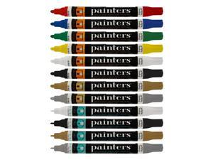 Elmer's Painters Opaque Paint Marker, Fine & Medium Point, Assorted Colors, 12-Count Elmer's Painters Opaque Paint Marker, Fine & Medium Point, Assorted Colors, 12-Count