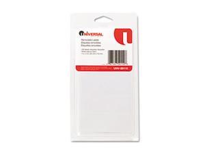 Removable Self-Adhesive Multi-Use Labels, 1 x 3, White, 250/Pack - UNV50110 Removable Self-Adhesive Multi-Use Labels, 1 x 3, White, 250/Pack - UNV50110