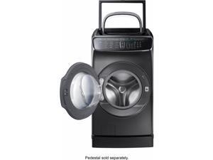 Samsung WV60M9900AV 6.0 Cu. Ft. Black Stainless FlexWash Steam Washer WV60M9900AV/A5 Samsung WV60M9900AV 6.0 Cu. Ft. Black Stainless FlexWash Steam Washer WV60M9900AV/A5