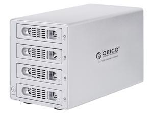 (WITHOUT RAID)ORICO Aluminum 3.5 inch 4 BAY USB 3.0 & eSATA SATA Hard Drive HDD Enclosure Tool Free UP to 6TB for Windows, Vista,XP or Mac OS 9.1 -Silver (3549SUSJ3-US) (WITHOUT RAID)ORICO Aluminum 3.5 inch 4 BAY USB 3.0 & eSATA SATA Hard Drive HDD Enclosure Tool Free UP to 6TB for Windows, Vista,XP or Mac OS 9.1 -Silver (3549SUSJ3-US)