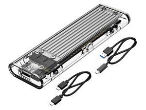 ORICO TCM2-C3 Aluminium USB 3.1 Gen2 Type-C NVMe M.2 Hard Drive Enclosure 10Gbps Date Transfer Rate Support UASP Protocol with Type-C to C Cable - Silver ORICO TCM2-C3 Aluminium USB 3.1 Gen2 Type-C NVMe M.2 Hard Drive Enclosure 10Gbps Date Transfer Rate Support UASP Protocol with Type-C to C Cable - Silver