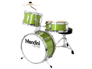 Mendini 13-inch 3-pc Kids Toy Junior Drum Set with Throne Cymbal Pedal Drumsticks, MJDS-1-GN Metallic Green Mendini 13-inch 3-pc Kids Toy Junior Drum Set with Throne Cymbal Pedal Drumsticks, MJDS-1-GN Metallic Green