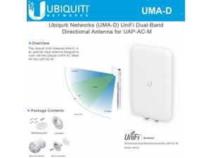 Ubiquiti Networks UMA-D High Efficiency Dual Band Directional Mesh Antenna Ubiquiti Networks UMA-D High Efficiency Dual Band Directional Mesh Antenna