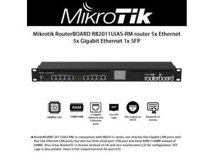 Mikrotik RouterBOARD RB2011UiAS-RM router 1U rackmount, 5xEthernet, 5xGigabit Ethernet, USB, LCD, PoE out on port 10, 600MHz CPU, 128MB RAM, RouterOS L5 Mikrotik RouterBOARD RB2011UiAS-RM router 1U rackmount, 5xEthernet, 5xGigabit Ethernet, USB, LCD, PoE out on port 10, 600MHz CPU, 128MB RAM, RouterOS L5