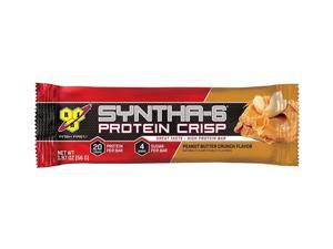 BSN Syntha-6 Protein Crisp Bar, Peanut Butter Crunch, 12 - 2.01 Ounce Bars BSN Syntha-6 Protein Crisp Bar, Peanut Butter Crunch, 12 - 2.01 Ounce Bars