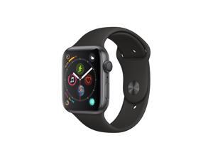 Apple Watch Series 4 (GPS), 44mm Space Gray Aluminum Case with Black Sport Band - Space Gray Aluminum - MU6D2LL/A Apple Watch Series 4 (GPS), 44mm Space Gray Aluminum Case with Black Sport Band - Space Gray Aluminum - MU6D2LL/A