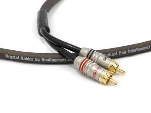 KnuKonceptz Krystal Kable 2 Channel 6M Twisted Pair RCA Cable KnuKonceptz Krystal Kable 2 Channel 6M Twisted Pair RCA Cable