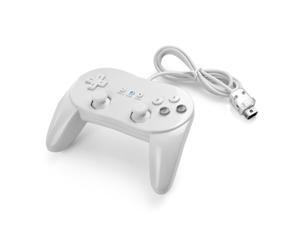 Pro Classic Controller Wired Game Console Joypad Gamepad For Nintendo Wii Video Gaming Remote White Built-in Hand Grip and Cable Pro Classic Controller Wired Game Console Joypad Gamepad For Nintendo Wii Video Gaming Remote White Built-in Hand Grip and Cable
