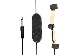 Guitar Pickup Acoustic Electric Transducer with Pre-Amp Volume Control, Microphone Wire Amplifier Speaker Converter Accessories for Acoustic Guitar Soundhole Guitar Pickup Acoustic Electric Transducer with Pre-Amp Volume Control, Microphone Wire Amplifier Speaker Converter Accessories for Acoustic Guitar Soundhole