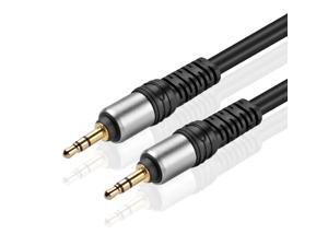 Premium Gold Plated 3.5mm Audio Cable (6 Feet) - Male to Male AUX Auxiliary Stereo Headset Jack Adapter Wire Cord Plug Connector for iPhone iPod iPad, Android Smartphone Tablet, Home Car Audio System Premium Gold Plated 3.5mm Audio Cable (6 Feet) - Male to Male AUX Auxiliary Stereo Headset Jack Adapter Wire Cord Plug Connector for iPhone iPod iPad, Android Smartphone Tablet, Home Car Audio System