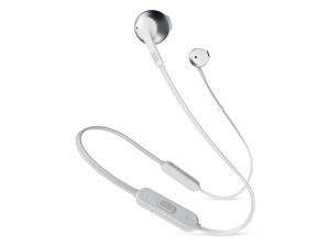 JBL T205BTSIL Tune 205 Bluetooth Ear-Bud with Three Button Remote and Mic - Silver JBL T205BTSIL Tune 205 Bluetooth Ear-Bud with Three Button Remote and Mic - Silver