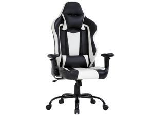Gaming Chair Big and Tall Office Chair 400lbs Wide Seat Ergonomic Desk Chair Task High Back Rolling Swivel Adjustable Racing Computer Chair with Lumbar Support Armrest Headrest for Adults, White Gaming Chair Big and Tall Office Chair 400lbs Wide Seat Ergonomic Desk Chair Task High Back Rolling Swivel Adjustable Racing Computer Chair with Lumbar Support Armrest Headrest for Adults, White
