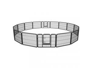 Puppy Pet Playpen 16 Panel Extra Large Metal Protable Animal Exercise Dog Fence Puppy Pet Playpen 16 Panel Extra Large Metal Protable Animal Exercise Dog Fence