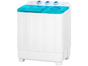 Best Choice Products Portable Mini Twin Tub Compact Washing Machine w/ Spin Dry Cycle - White/Blue Best Choice Products Portable Mini Twin Tub Compact Washing Machine w/ Spin Dry Cycle - White/Blue