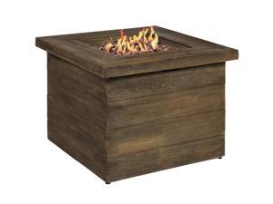 Best Choice Products Outdoor Gas Fire Pit Centerpiece Table w/ Lava Rocks and Cover - Brown Best Choice Products Outdoor Gas Fire Pit Centerpiece Table w/ Lava Rocks and Cover - Brown