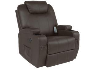 Best Choice Products Executive Swivel Massage Recliner Chair w/ Remote Control, 5 Modes, 2 Cup Holders - Brown Best Choice Products Executive Swivel Massage Recliner Chair w/ Remote Control, 5 Modes, 2 Cup Holders - Brown