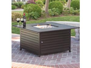 Best Choice Products 45x45in Extruded Aluminum Square Fire Pit Table for Outdoor Patio w/ Weather Cover, Tank Storage Best Choice Products 45x45in Extruded Aluminum Square Fire Pit Table for Outdoor Patio w/ Weather Cover, Tank Storage
