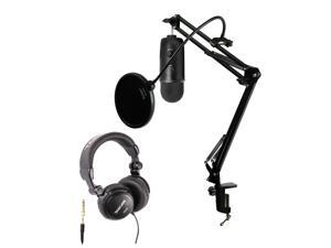 Blue Microphones Blackout Yeti Mic w/ Knox Desktop Arm, Pop Filter & Headphones Blue Microphones Blackout Yeti Mic w/ Knox Desktop Arm, Pop Filter & Headphones