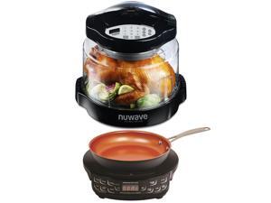 NuWave Oven Pro Plus with Black Digital Panel & Compact Induction Cooktop w/ Fry Pan NuWave Oven Pro Plus with Black Digital Panel & Compact Induction Cooktop w/ Fry Pan