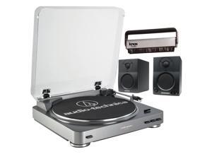 Audio-Technica AT-LP60-USB Turntable w/ Samson SAMBT3 2-way Bluetooth Monitors Audio-Technica AT-LP60-USB Turntable w/ Samson SAMBT3 2-way Bluetooth Monitors