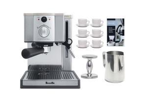 Breville ESP8-XL Cafe Roma Espresso Machine w/ Espresso Tamper + 6-Pieces (3 oz.) Cup & Saucer + Accessory Kit Breville ESP8-XL Cafe Roma Espresso Machine w/ Espresso Tamper + 6-Pieces (3 oz.) Cup & Saucer + Accessory Kit